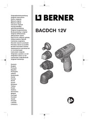 Berner BACDCH 12V Manual Original