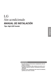 LG UU21WH Manual De Instalación