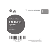 LG ThinQ WK7W Manual Simple