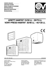 Vortice VORT PRESS HABITAT 30/90 LL Manual De Instrucciones