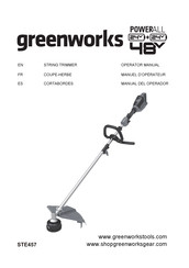 GreenWorks STE457 Manual Del Operador