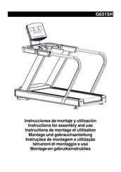 BH FITNESS RCM Pro MED G6515H Instrucciones De Montaje Y Utilización