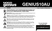 NOCO Genius GENIUS10AU Guía De Usuario Y Garantía