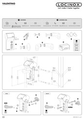 Locinox VALENTINO LOKQ4040Y2LZILVVSZC Manual De Configuración