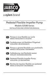 Xylem JABSCO 52580 Serie Manual De Instalación Y Funcionamiento