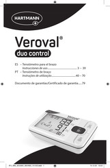 Hartmann Veroval duo control Instrucciones De Uso