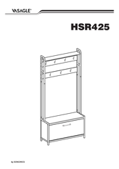 Songmics VASAGLE HSR425 Instrucciones De Montaje