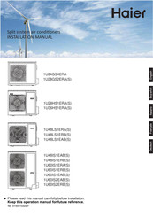 Haier 1U48LS1ERA Manual De Instrucciones