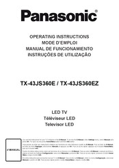 Panasonic TX-43JS360E Manual De Funcionamiento