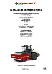 Fayat Group DYNAPAC CA2500 Manual De Instrucciones