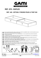 Gautier Gami G72 - DUPLEX Instrucciones De Montaje