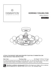 Fanimation KERRING FP3073 Serie Manual De Instrucciones