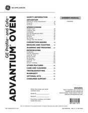 GE Profile PSA9120SPSS Manual Del Usuario