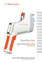 PlenOptika QuickSee Free Pro Keratometry Manual De Instrucciones