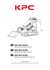 KPC MINI SKID JKL850 Manual De Usuario