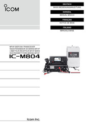 Icom IC-M804 Manual Básico