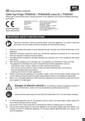 ARO TFW8540 Manual De Instrucciones