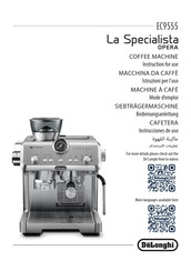 DeLonghi La Specialista OPERA Instrucciones De Uso