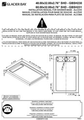 Glacier bay SHD-GBSH230 Manual De Instalación