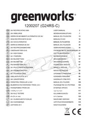 GreenWorks 1200207 Manual De Utilización