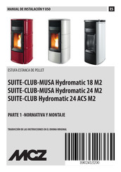 MCZ SUITE Hydromatic 18 M2 Manual De Instalacion Y Uso