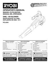 Ryobi PCLLB01 Manual Del Operador