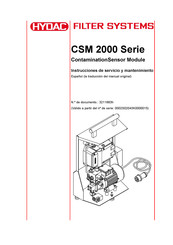 Hydac CSM 2 30-1 Serie Instrucciones De Servicio Y Mantenimiento