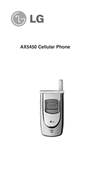 LG AX5450 Manual Del Usuario