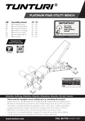 Tunturi PLATINUM FG60 Manual De Montaje