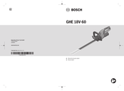 Bosch GHE 18V-60 Manual Original