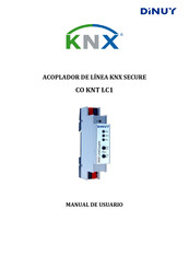 DINUY KNX SECURE CO KNT LC1 Manual Del Usuario