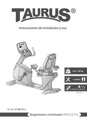 Taurus RB10.5 Pro Instrucciones De Instalacion Y Uso