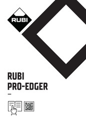 Rubi PRO-EDGER Manual Del Usuario