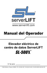 ServerLIFT SL-500FX Manual Del Operador