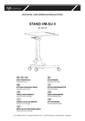 hjh OFFICE STAND VM-SU II 802120 Instrucciones De Montaje