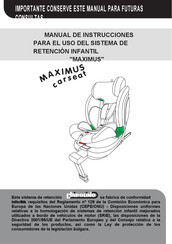 Chipolino MAXIMUS Manual De Instrucciones Para El Uso