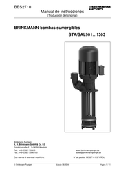 BRINKMANN PUMPS STA903/690 Manual De Instrucciones