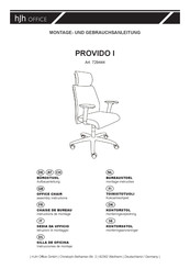 hjh OFFICE PROVIDO I 729444 Instrucciones De Montaje