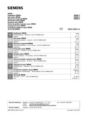 Siemens SIRIUS 3RW40 3 Instructivo