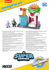 Fisher-Price imaginext DC SUPER FRIENDS COLOR CHANGERS HMX55 Manual Del Usuario