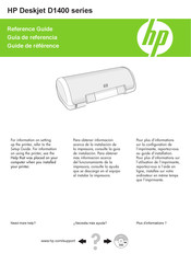 HP Deskjet D1400 serie Guía De Referencia