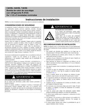 Carrier T4H5S Instrucciones De Instalación