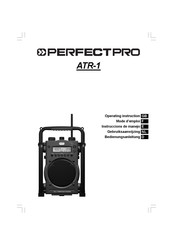 perfect pro ATR-1 Instrucciones De Manejo