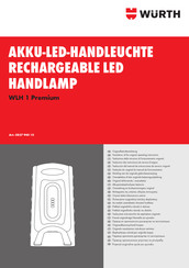 Würth WLH 1 Premium Traducción Del Manual De Instrucciones De Servicio Original