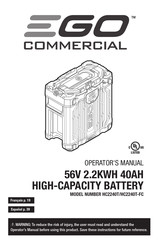 EGO Commercial HC2240T-FC Manual De Instrucciones