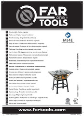 Far Tools One MJ4E Traducción Del Manual Original