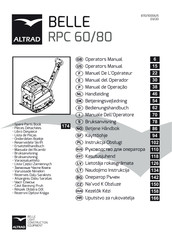 Altrad Belle RPC 60/80 Manual Del Operador