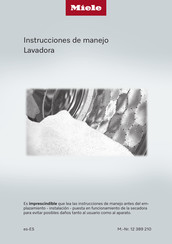 Miele WCK 360 Instrucciones De Manejo