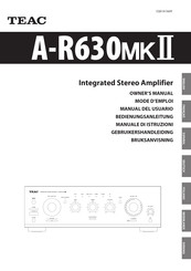 Teac A-R630MK2 Manual De Usuario