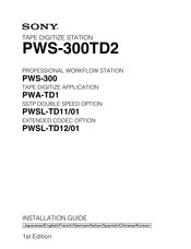 Sony PWS-300TD2 Guia De Instalacion